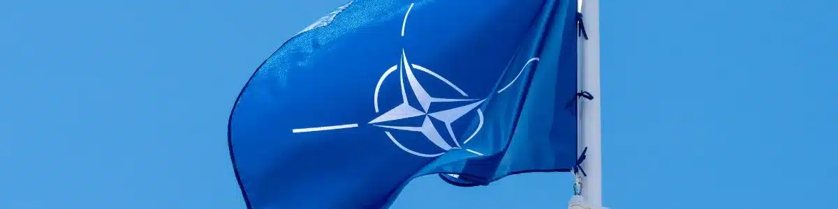 NATO flag headquarters Brussels